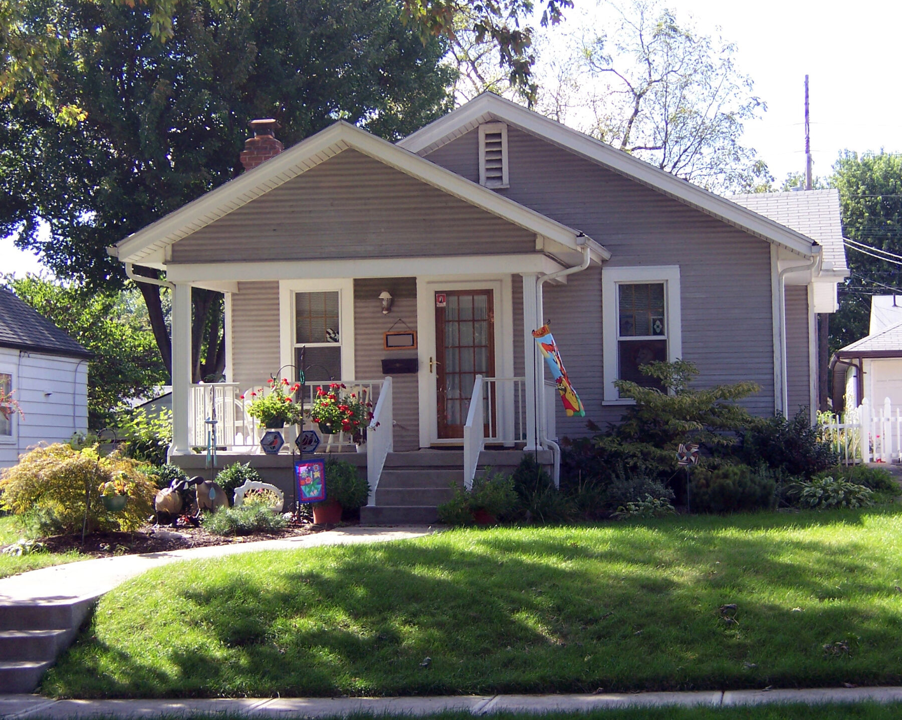 family home in urban neighborhood